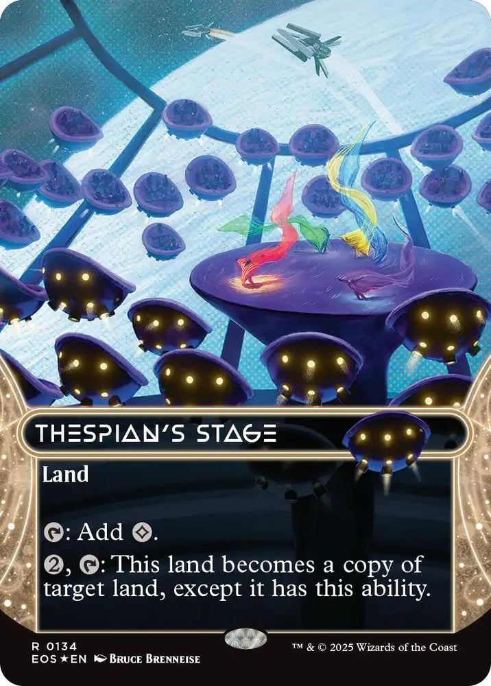 Image for Thespian's Stage (0134) (Borderless) (Galaxy Foil) (134) [Edge of Eternities: Stellar Sights] - Magic: The Gathering