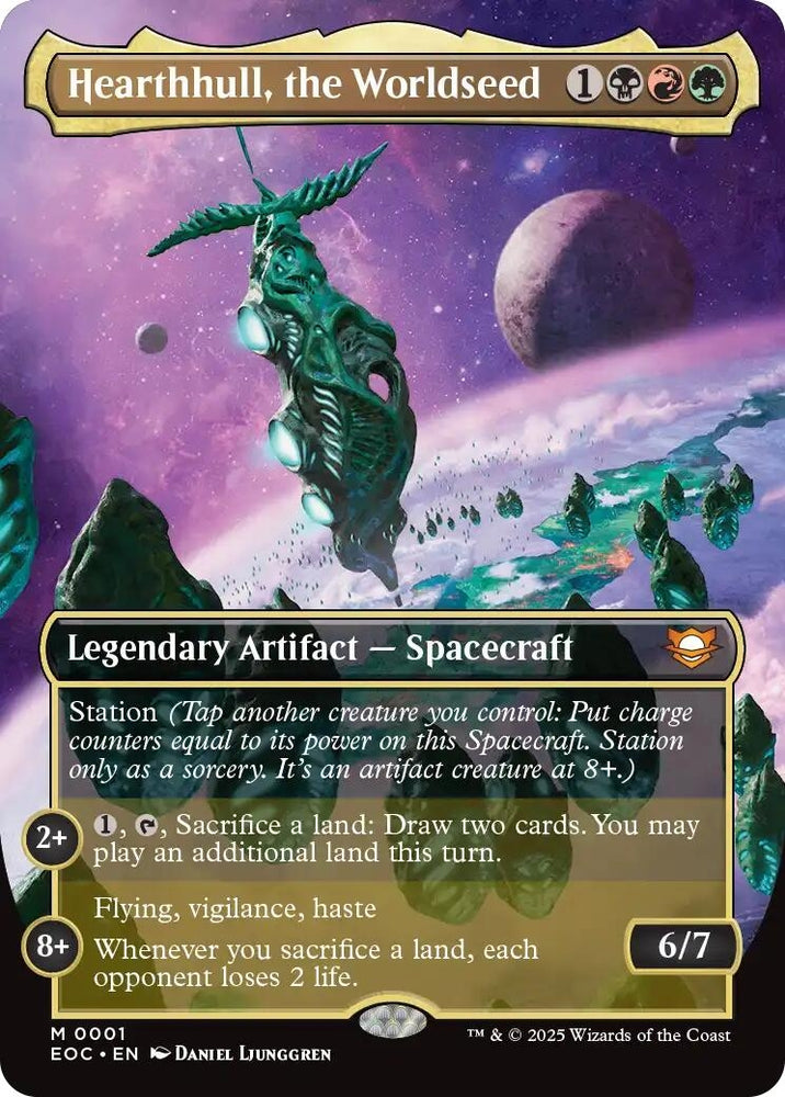 Image for Hearthhull, the Worldseed (Borderless) (1) [Commander: Edge of Eternities] - Magic: The Gathering