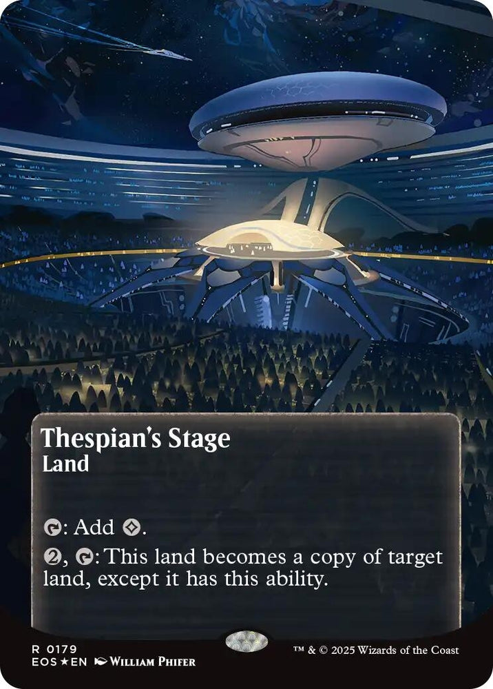 Image for Thespian's Stage (0179) (Borderless) (Galaxy Foil) (179) [Edge of Eternities: Stellar Sights] - Magic: The Gathering