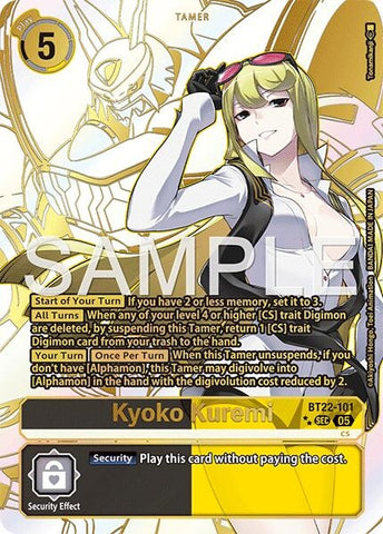 Kyoko Kuremi (Rare Pull) (BT22-101 SEC) (Cyber Eden)