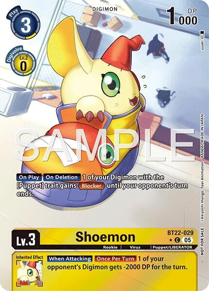 Shoemon (Box Topper) (BT22-029 C) (Cyber Eden)