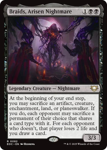 Image for Braids, Arisen Nightmare (82) [Commander: Edge of Eternities] - Magic: The Gathering