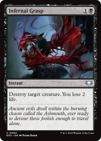 Image for Infernal Grasp (84) [Commander: Edge of Eternities] - Magic: The Gathering