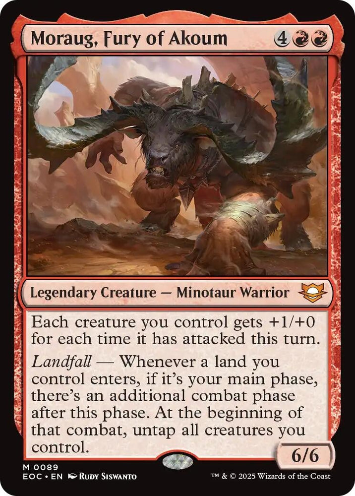 Image for Moraug, Fury of Akoum (89) [Commander: Edge of Eternities] - Magic: The Gathering
