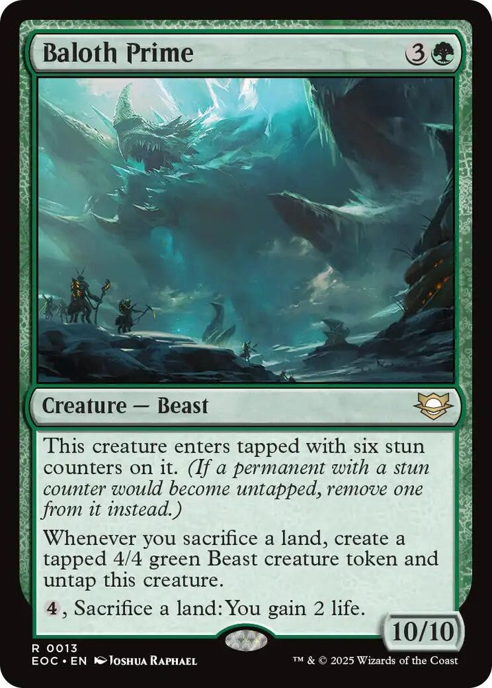 Image for Baloth Prime (13) [Commander: Edge of Eternities] - Magic: The Gathering
