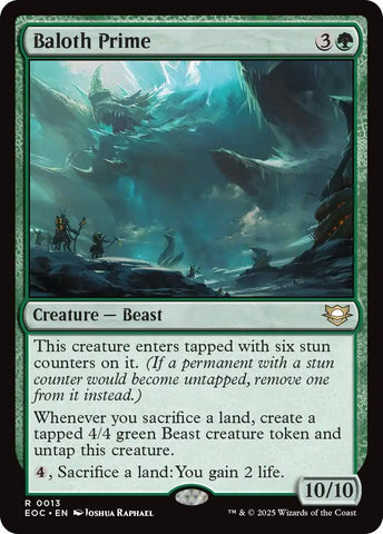 Image for Baloth Prime (13) [Commander: Edge of Eternities] - Magic: The Gathering