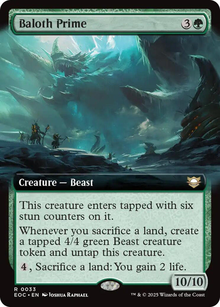 Image for Baloth Prime (Extended Art) (33) [Commander: Edge of Eternities] - Magic: The Gathering