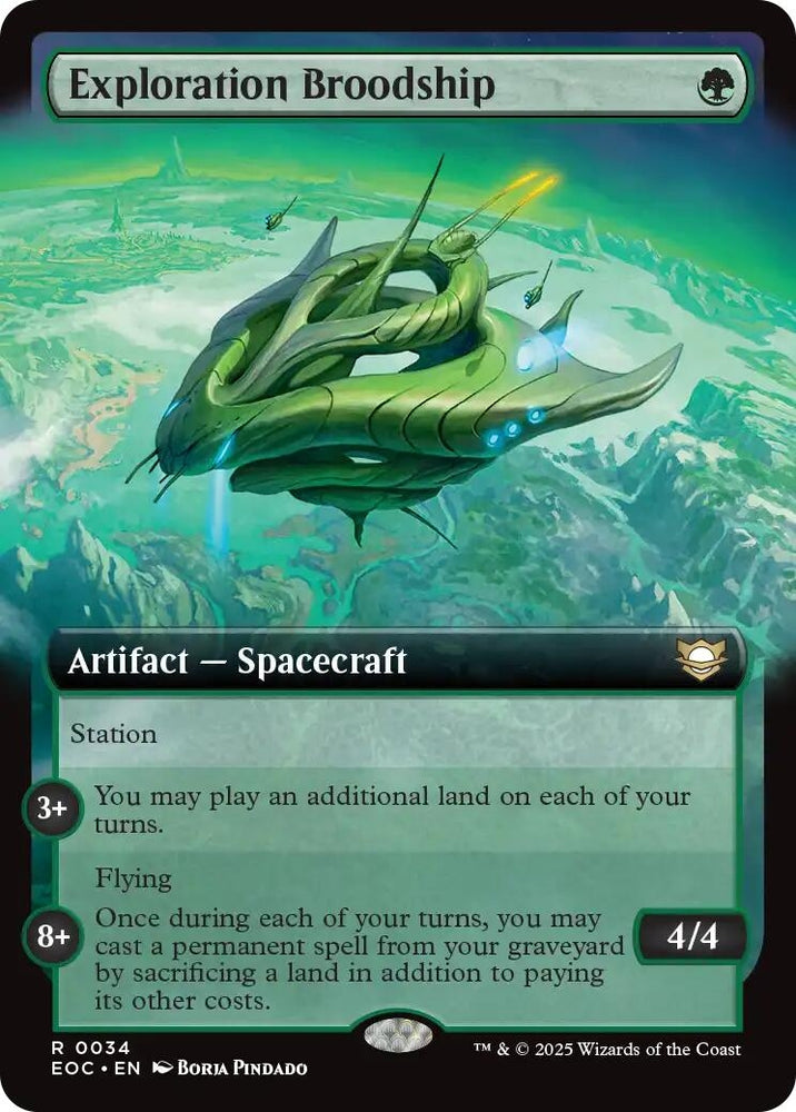 Image for Exploration Broodship (Extended Art) (34) [Commander: Edge of Eternities] - Magic: The Gathering