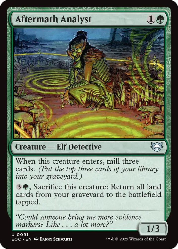Image for Aftermath Analyst (91) [Commander: Edge of Eternities] - Magic: The Gathering