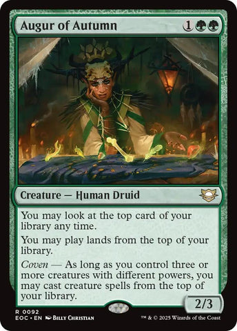 Image for Augur of Autumn (92) [Commander: Edge of Eternities] - Magic: The Gathering