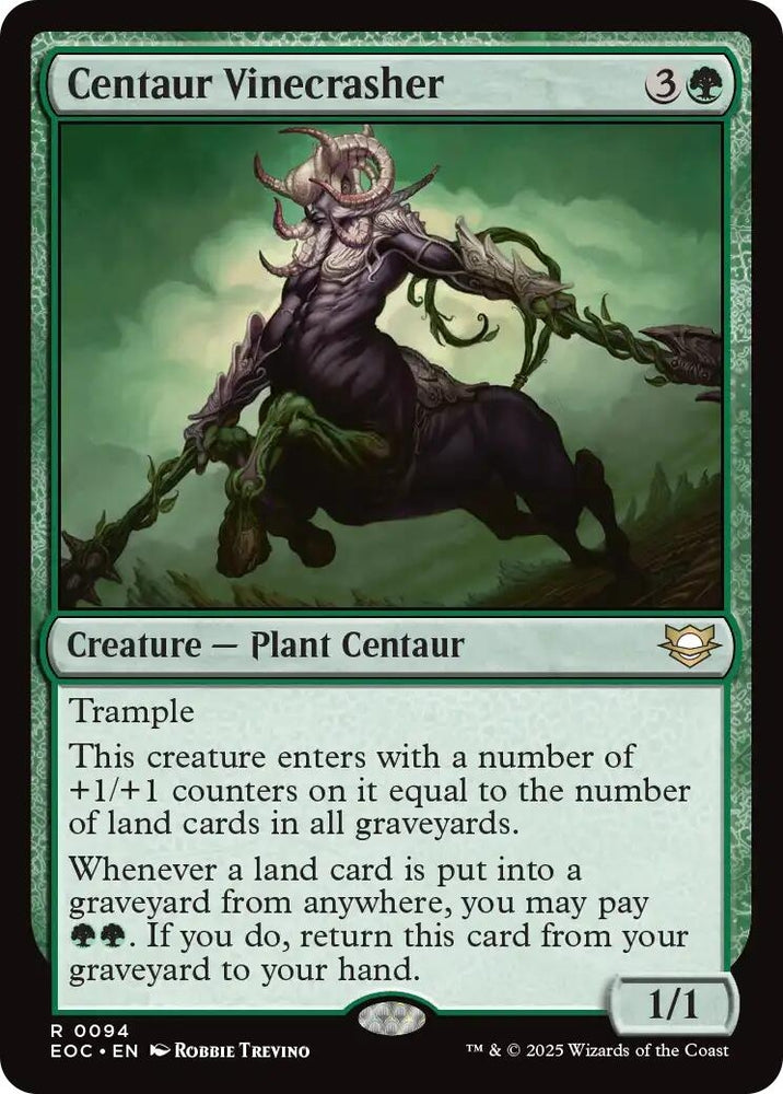 Image for Centaur Vinecrasher (94) [Commander: Edge of Eternities] - Magic: The Gathering