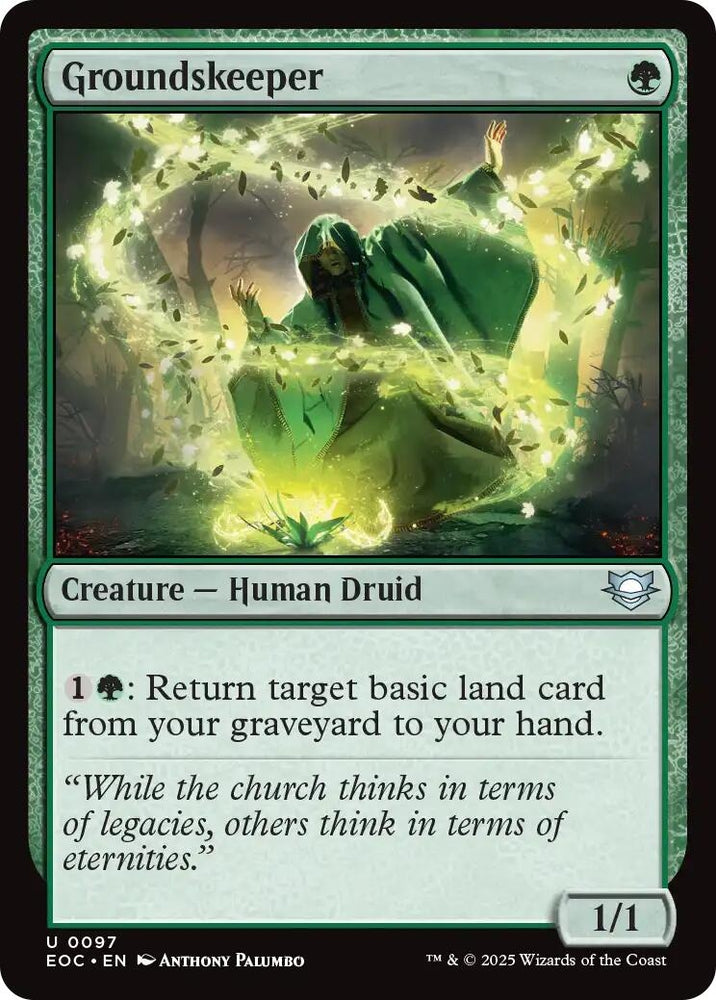 Image for Groundskeeper (97) [Commander: Edge of Eternities] - Magic: The Gathering