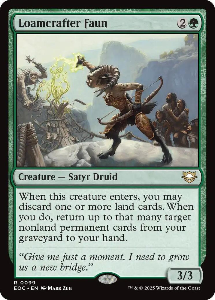Image for Loamcrafter Faun (99) [Commander: Edge of Eternities] - Magic: The Gathering