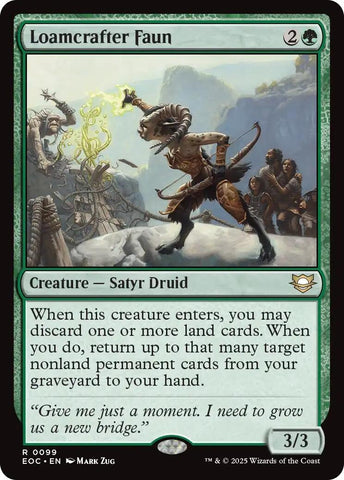 Image for Loamcrafter Faun (99) [Commander: Edge of Eternities] - Magic: The Gathering