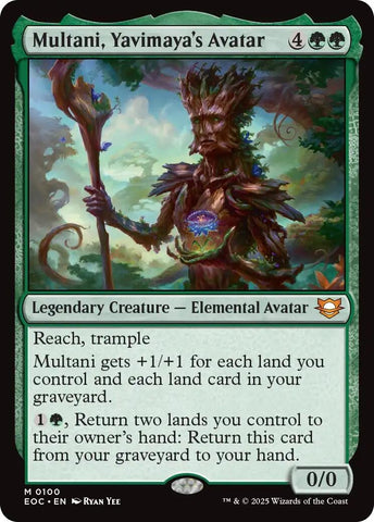Image for Multani, Yavimaya's Avatar (100) [Commander: Edge of Eternities] - Magic: The Gathering