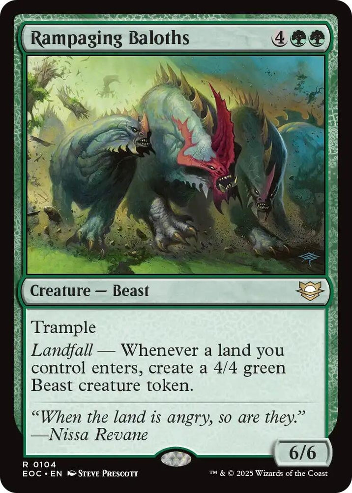 Image for Rampaging Baloths (104) [Commander: Edge of Eternities] - Magic: The Gathering