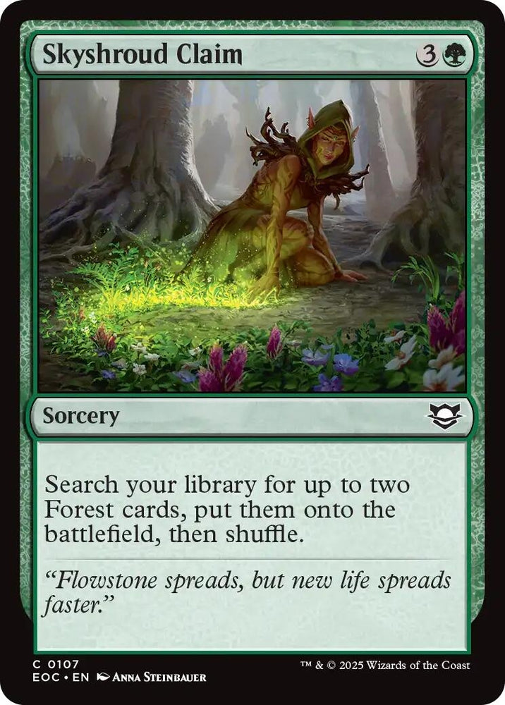 Image for Skyshroud Claim (107) [Commander: Edge of Eternities] - Magic: The Gathering