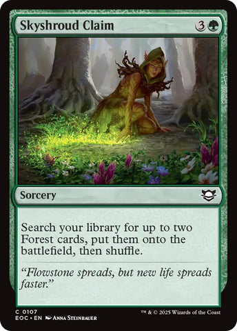 Image for Skyshroud Claim (107) [Commander: Edge of Eternities] - Magic: The Gathering