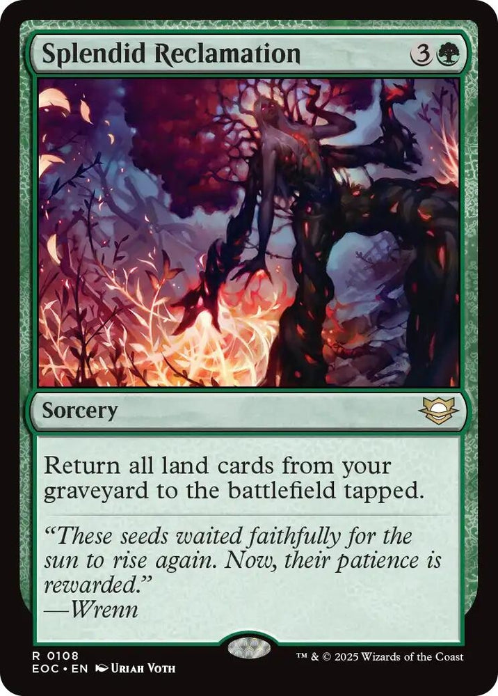Image for Splendid Reclamation (108) [Commander: Edge of Eternities] - Magic: The Gathering