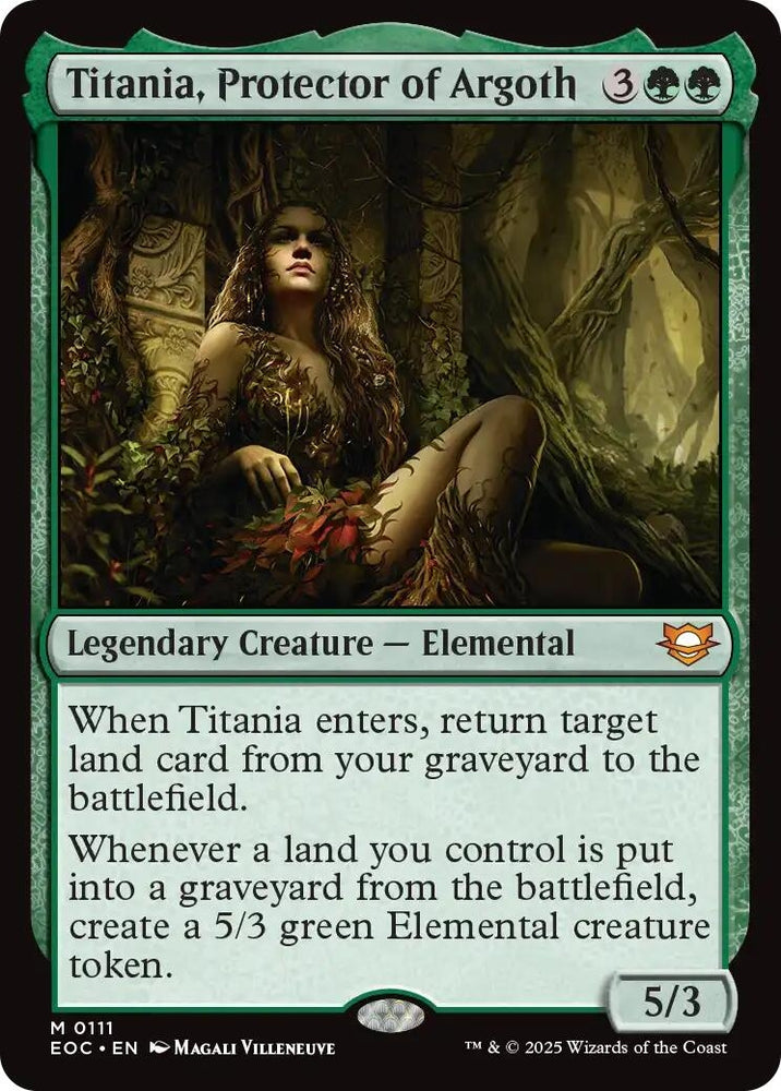 Image for Titania, Protector of Argoth (111) [Commander: Edge of Eternities] - Magic: The Gathering