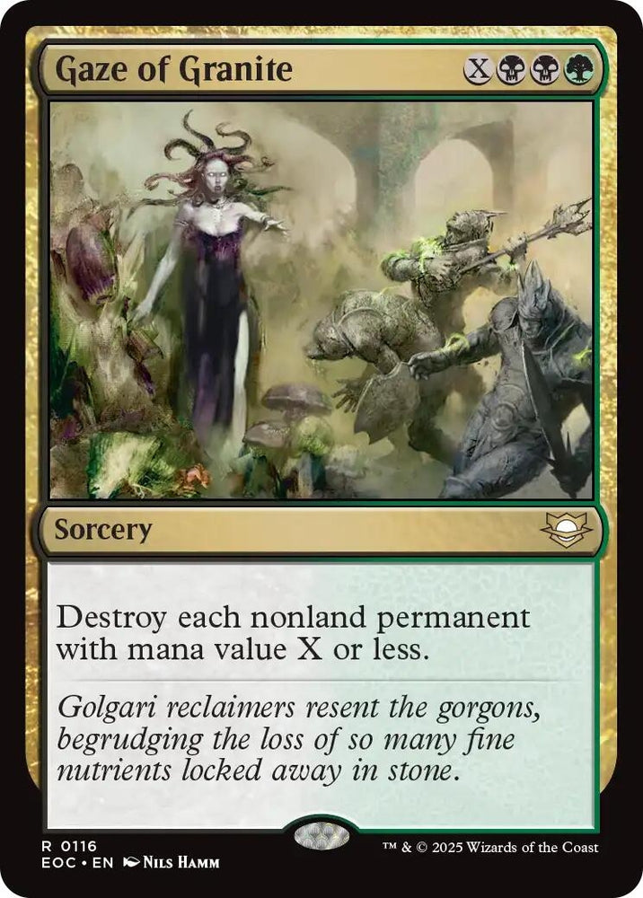Image for Gaze of Granite (116) [Commander: Edge of Eternities] - Magic: The Gathering