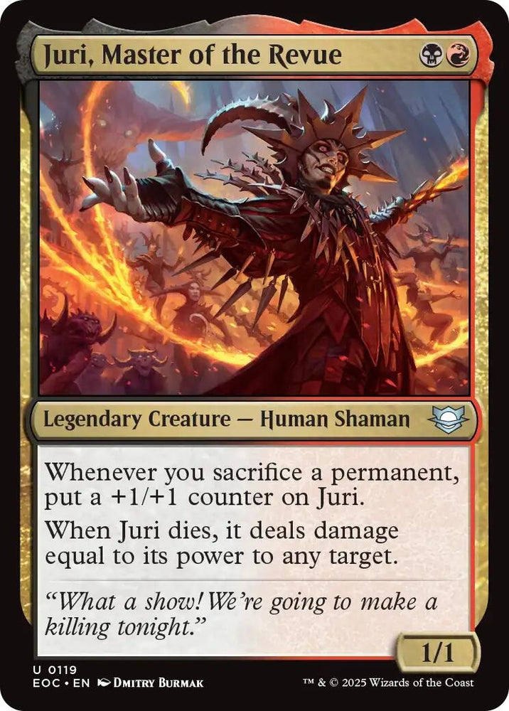 Image for Juri, Master of the Revue (119) [Commander: Edge of Eternities] - Magic: The Gathering