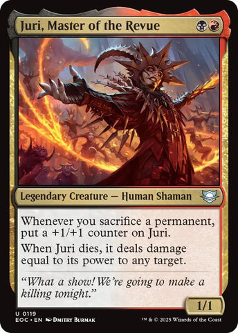Image for Juri, Master of the Revue (119) [Commander: Edge of Eternities] - Magic: The Gathering
