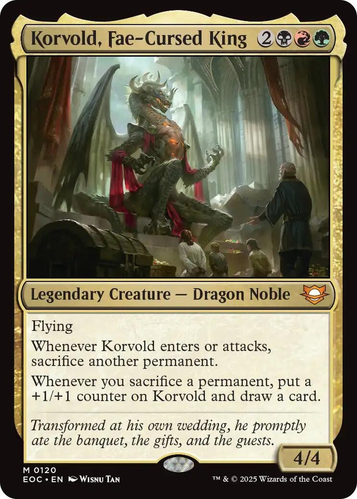 Image for Korvold, Fae-Cursed King (120) [Commander: Edge of Eternities] (EOC) - Magic: The Gathering