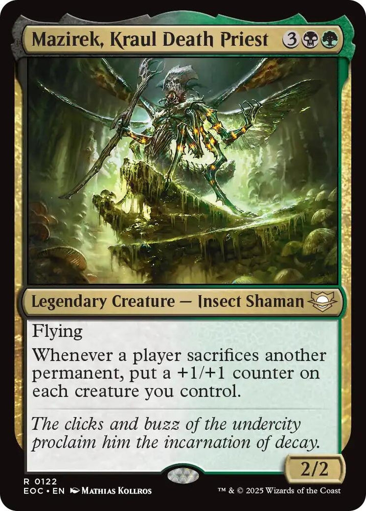 Image for Mazirek, Kraul Death Priest (122) [Commander: Edge of Eternities] - Magic: The Gathering