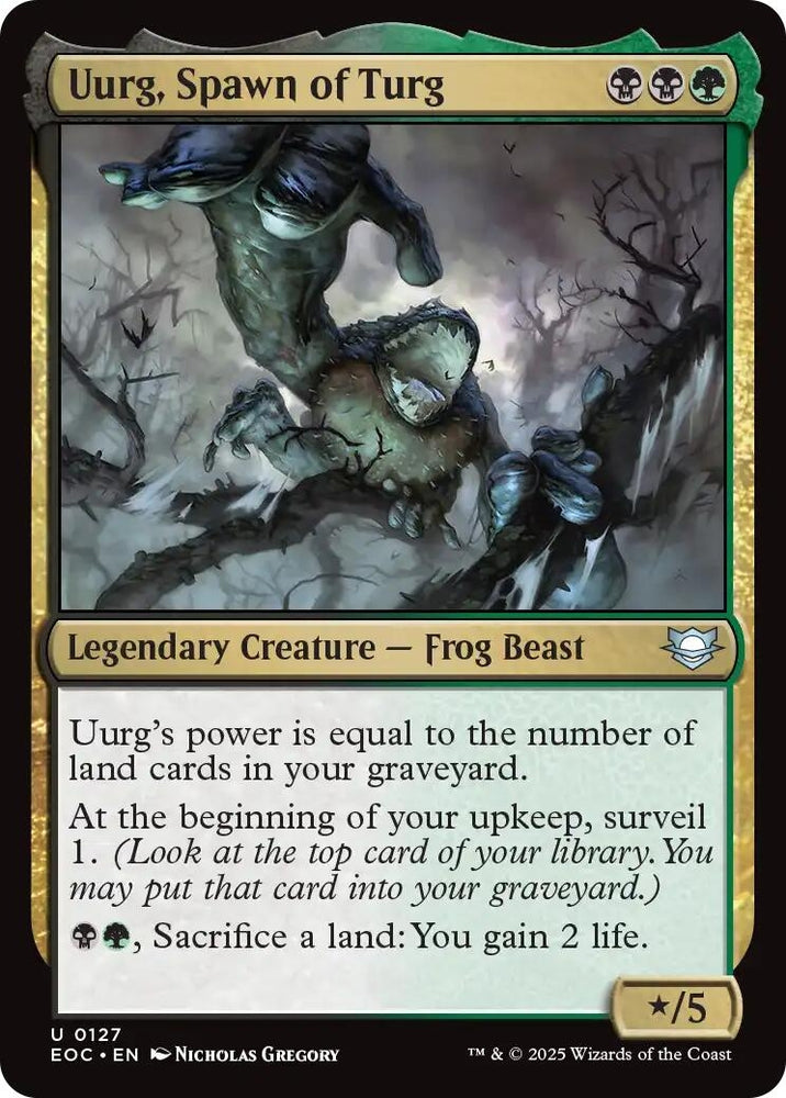 Image for Uurg, Spawn of Turg (127) [Commander: Edge of Eternities] - Magic: The Gathering