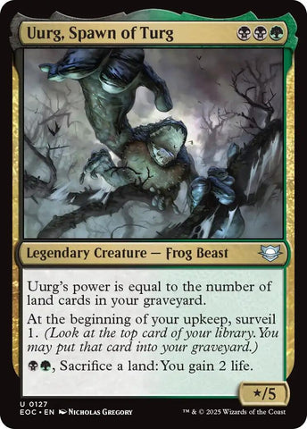 Image for Uurg, Spawn of Turg (127) [Commander: Edge of Eternities] - Magic: The Gathering