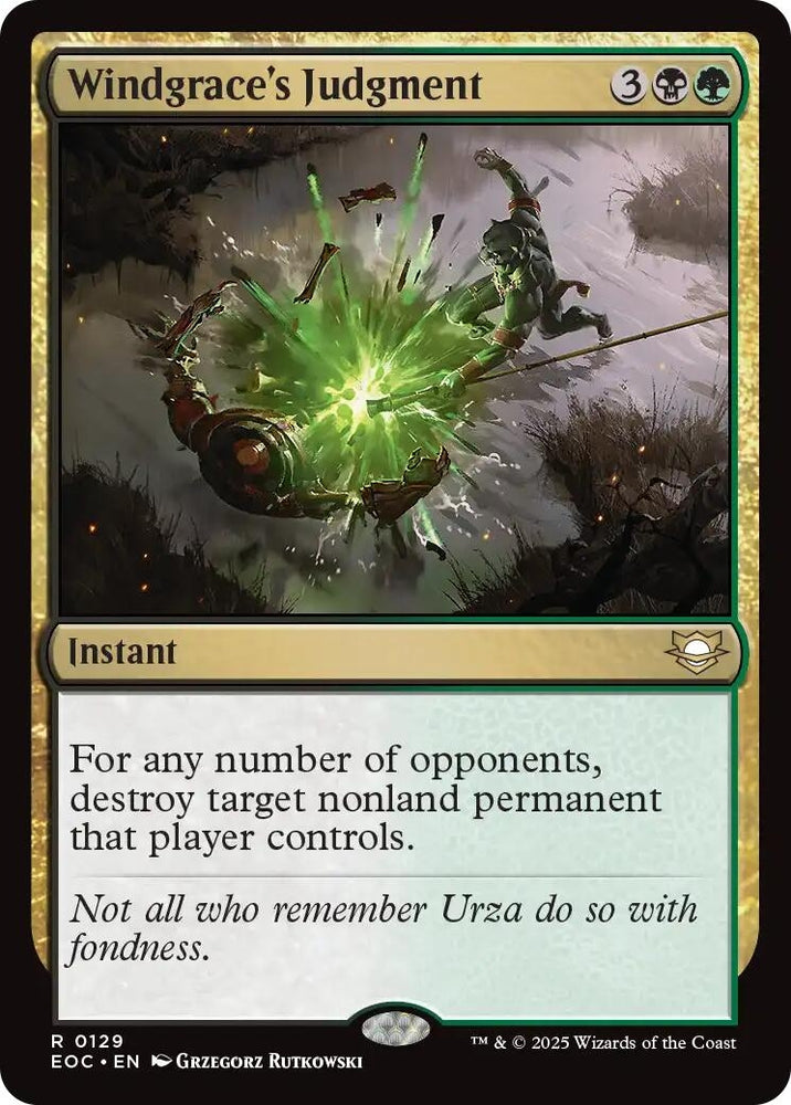 Image for Windgrace's Judgment (129) [Commander: Edge of Eternities] - Magic: The Gathering