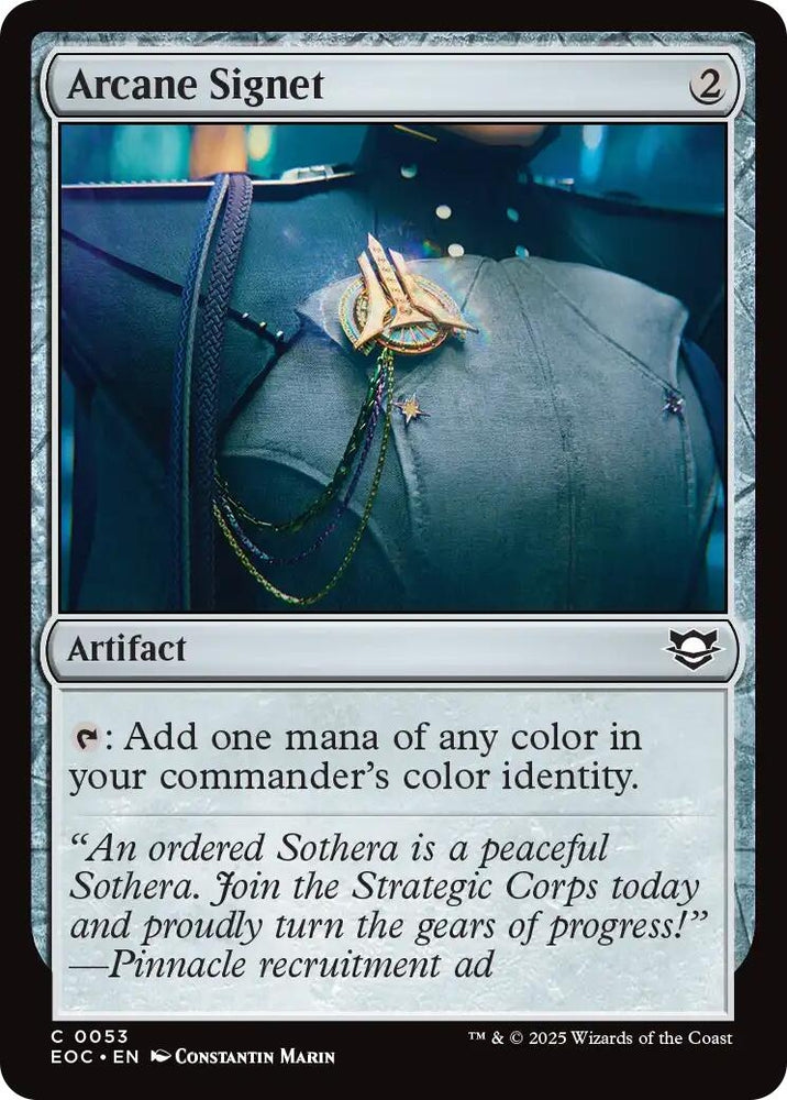 Image for Arcane Signet (53) [Commander: Edge of Eternities] - Magic: The Gathering