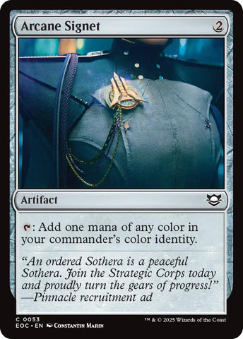 Image for Arcane Signet (53) [Commander: Edge of Eternities] - Magic: The Gathering