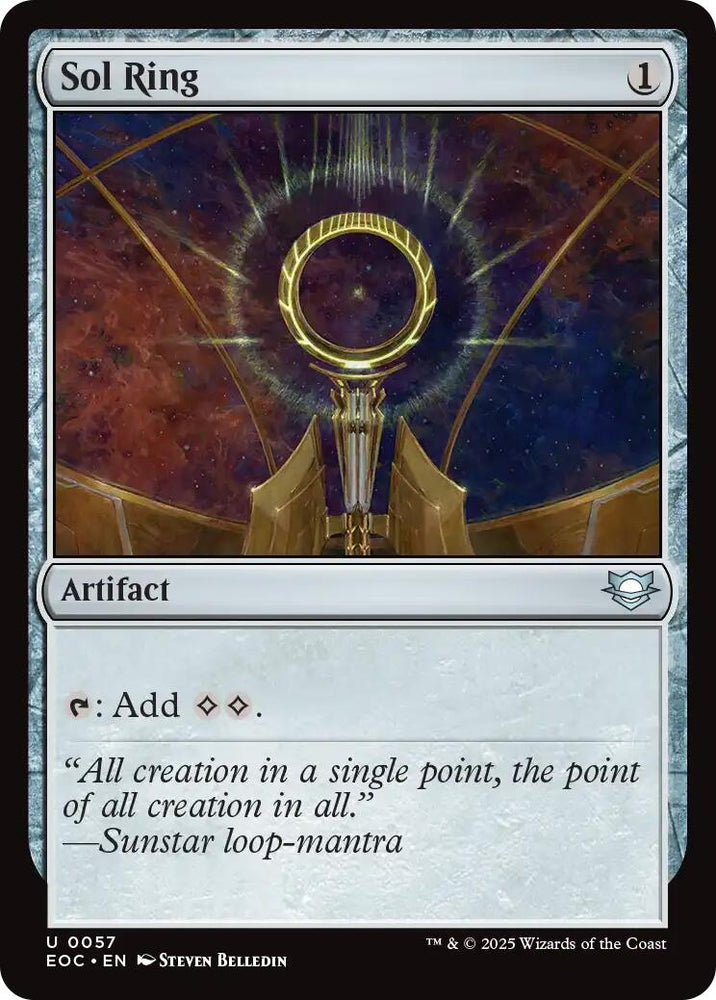 Image for Sol Ring (57) [Commander: Edge of Eternities] - Magic: The Gathering