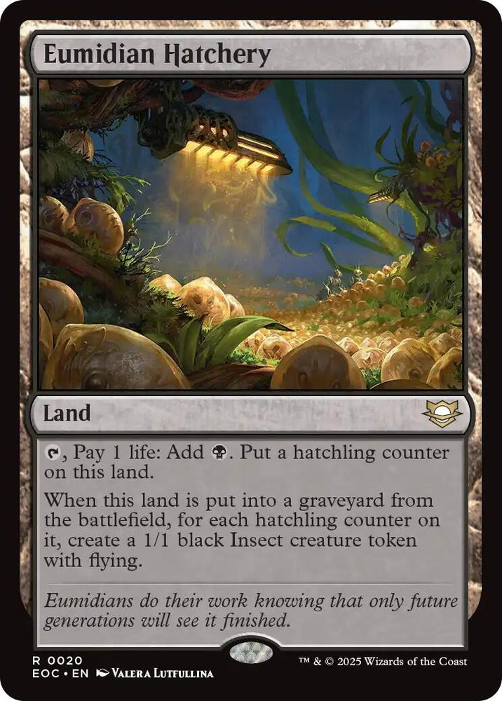Image for Eumidian Hatchery (20) [Commander: Edge of Eternities] - Magic: The Gathering