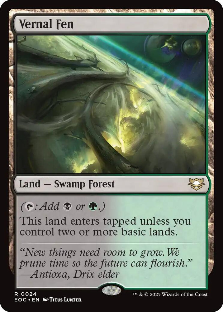 Image for Vernal Fen (24) [Commander: Edge of Eternities] - Magic: The Gathering