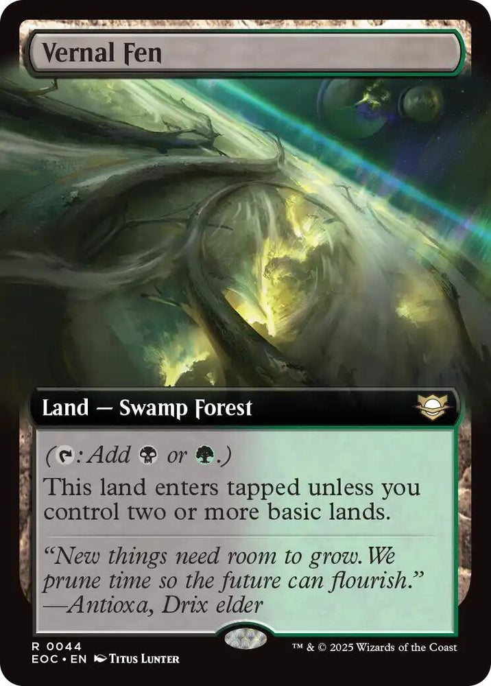Image for Vernal Fen (Extended Art) (44) [Commander: Edge of Eternities] - Magic: The Gathering