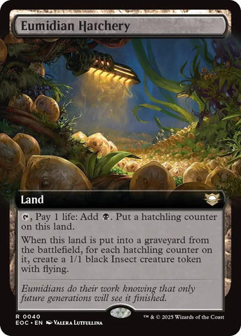 Image for Eumidian Hatchery (Extended Art) (40) [Commander: Edge of Eternities] - Magic: The Gathering