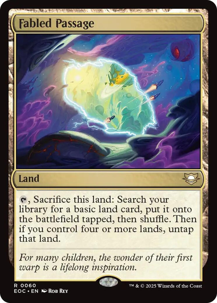 Image for Fabled Passage (60) [Commander: Edge of Eternities] - Magic: The Gathering