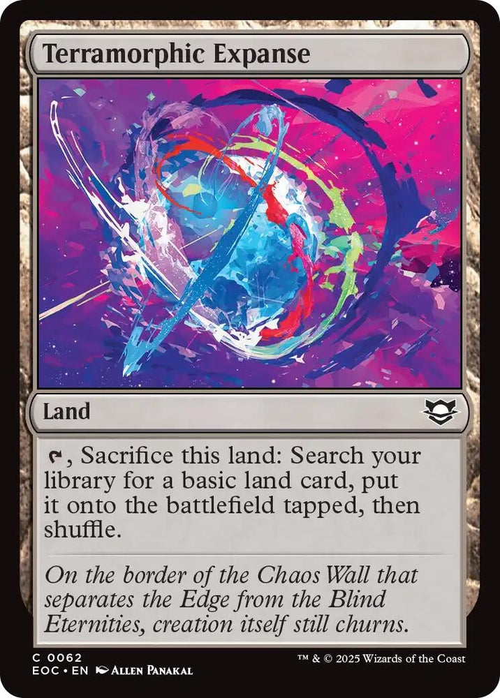 Image for Terramorphic Expanse (62) [Commander: Edge of Eternities] - Magic: The Gathering