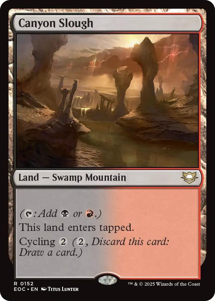 Image for Canyon Slough (152) [Commander: Edge of Eternities] - Magic: The Gathering