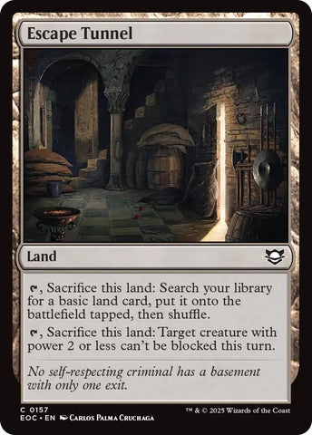 Image for Escape Tunnel (157) [Commander: Edge of Eternities] - Magic: The Gathering