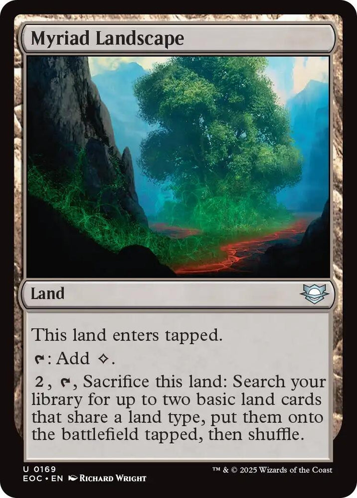 Image for Myriad Landscape (169) [Commander: Edge of Eternities] - Magic: The Gathering