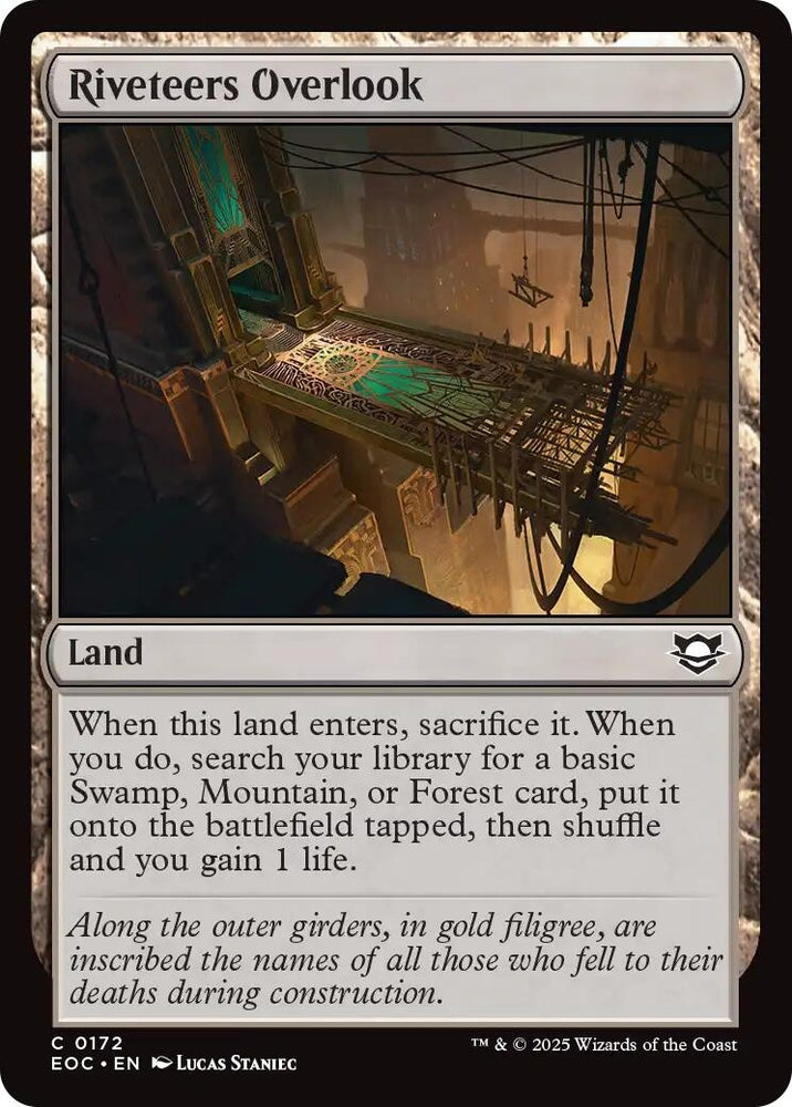 Image for Riveteers Overlook (172) [Commander: Edge of Eternities] - Magic: The Gathering