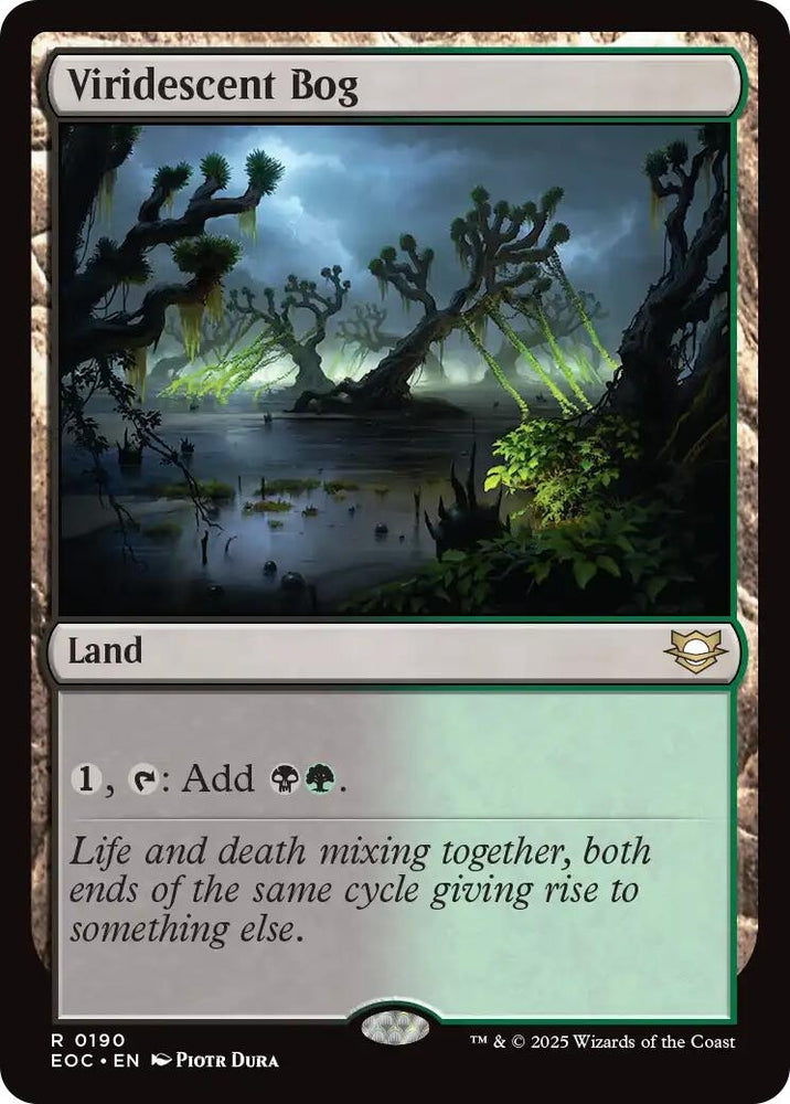 Image for Viridescent Bog (190) [Commander: Edge of Eternities] - Magic: The Gathering