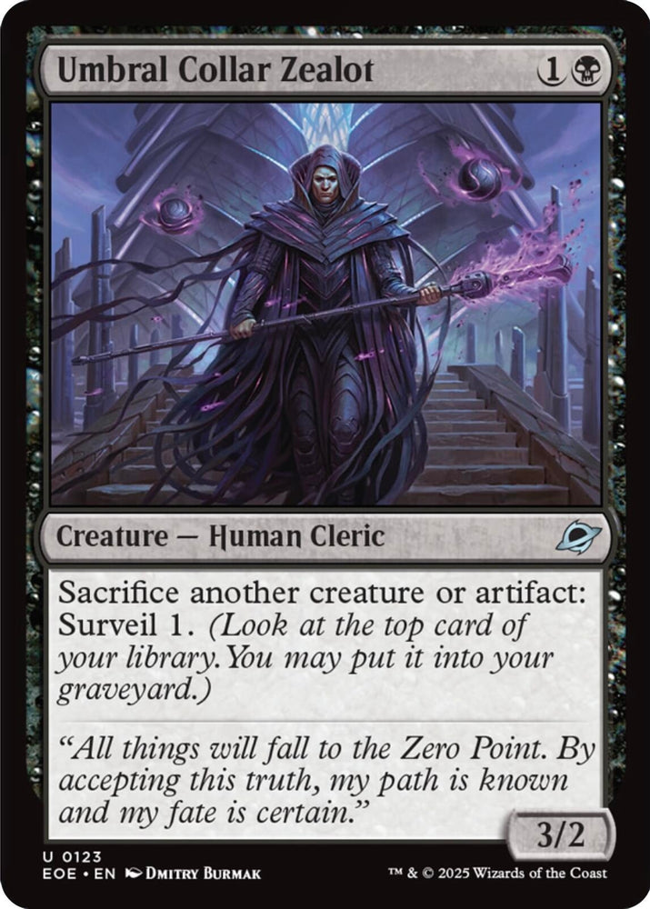 Image for Umbral Collar Zealot (123) [Edge of Eternities] - Magic: The Gathering