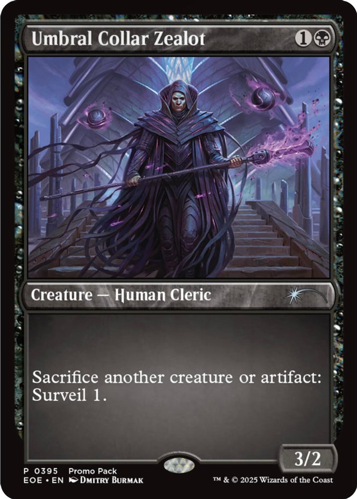 Image for Umbral Collar Zealot (395) [Promo Pack: Edge of Eternities] (PPEOE) - Magic: The Gathering