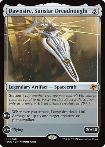 Image for Dawnsire, Sunstar Dreadnought (238) [Edge of Eternities] - Magic: The Gathering