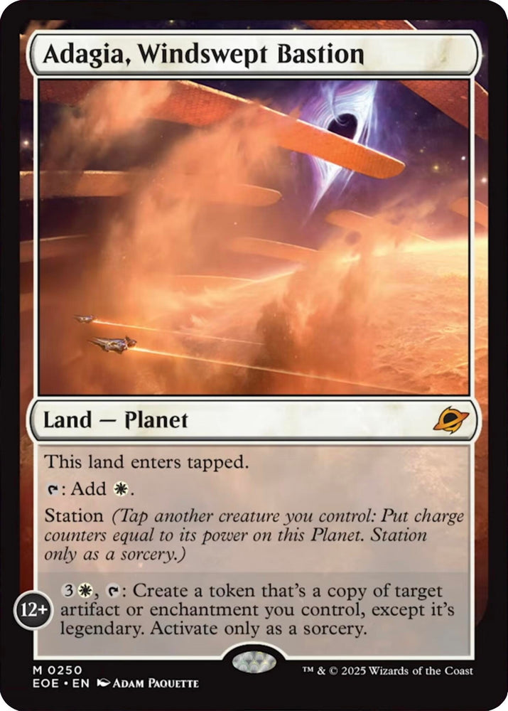 Image for Adagia, Windswept Bastion (250) [Edge of Eternities] - Magic: The Gathering
